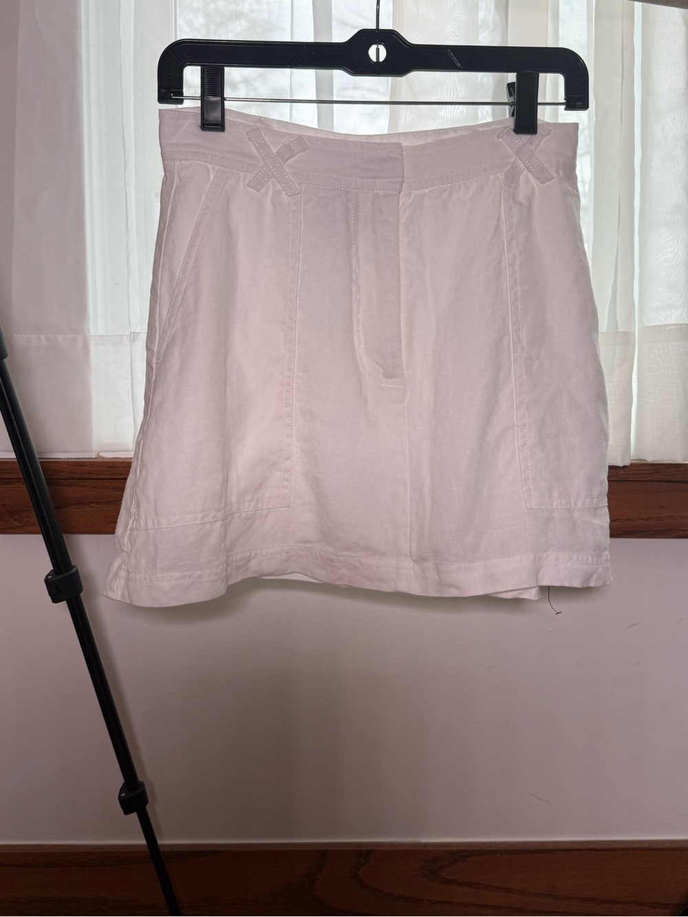 Reformation Linen Mini Skirt